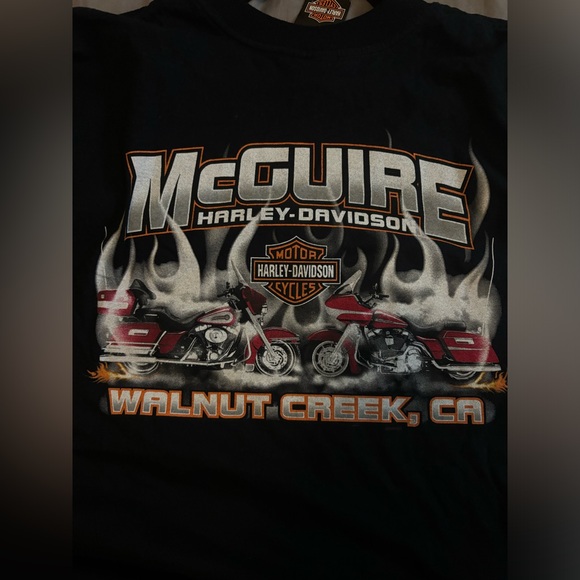 NWT 2005 Vintage Harley Davidson Around the Horn T-Shirt Walnut Creek CA Size L - Picture 4 of 8